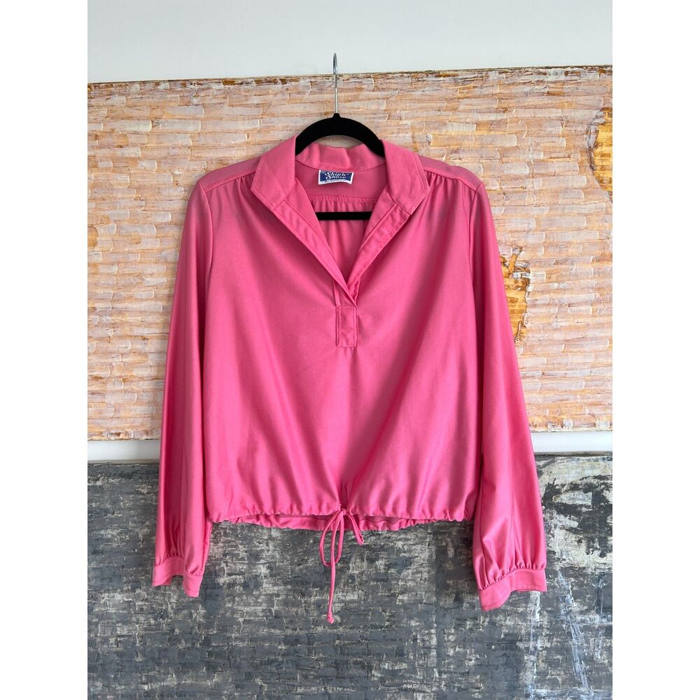 Vintage Ship n' Shore Women's Pink Blouse